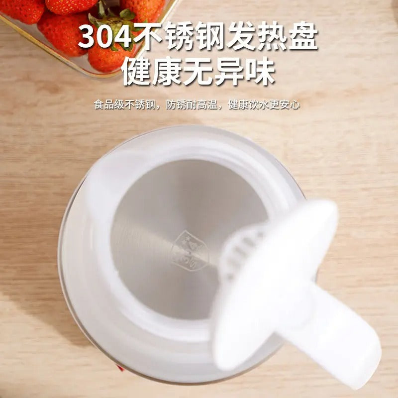 Foldable Electric Kettle, Camping, Travel, Silicone Electric Water Boiler, Tea Coffee Maker, Portable Coffee Kettle with Separable Power Cord for Outdoor Hiking