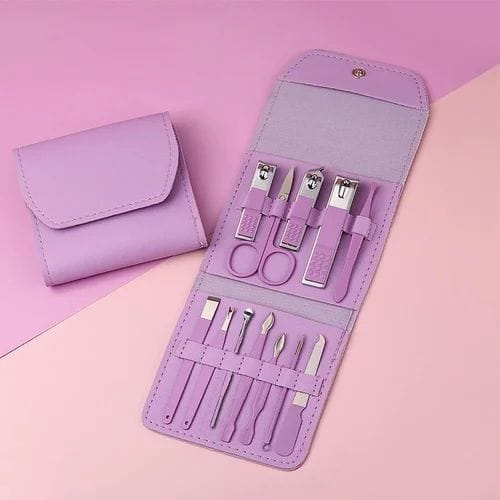 Leipple Manicure Set Professional Nail Clippers Pedicure Kit, 16 pcs Stainless Steel