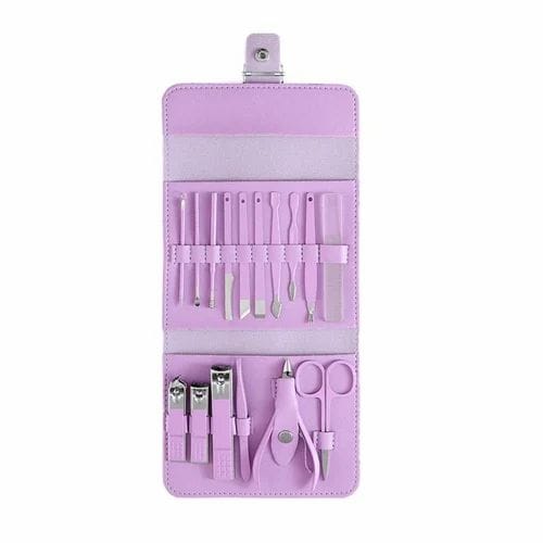 Leipple Manicure Set Professional Nail Clippers Pedicure Kit, 16 pcs Stainless Steel
