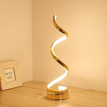 Modern Spiral Dimmable LED Table Lamp