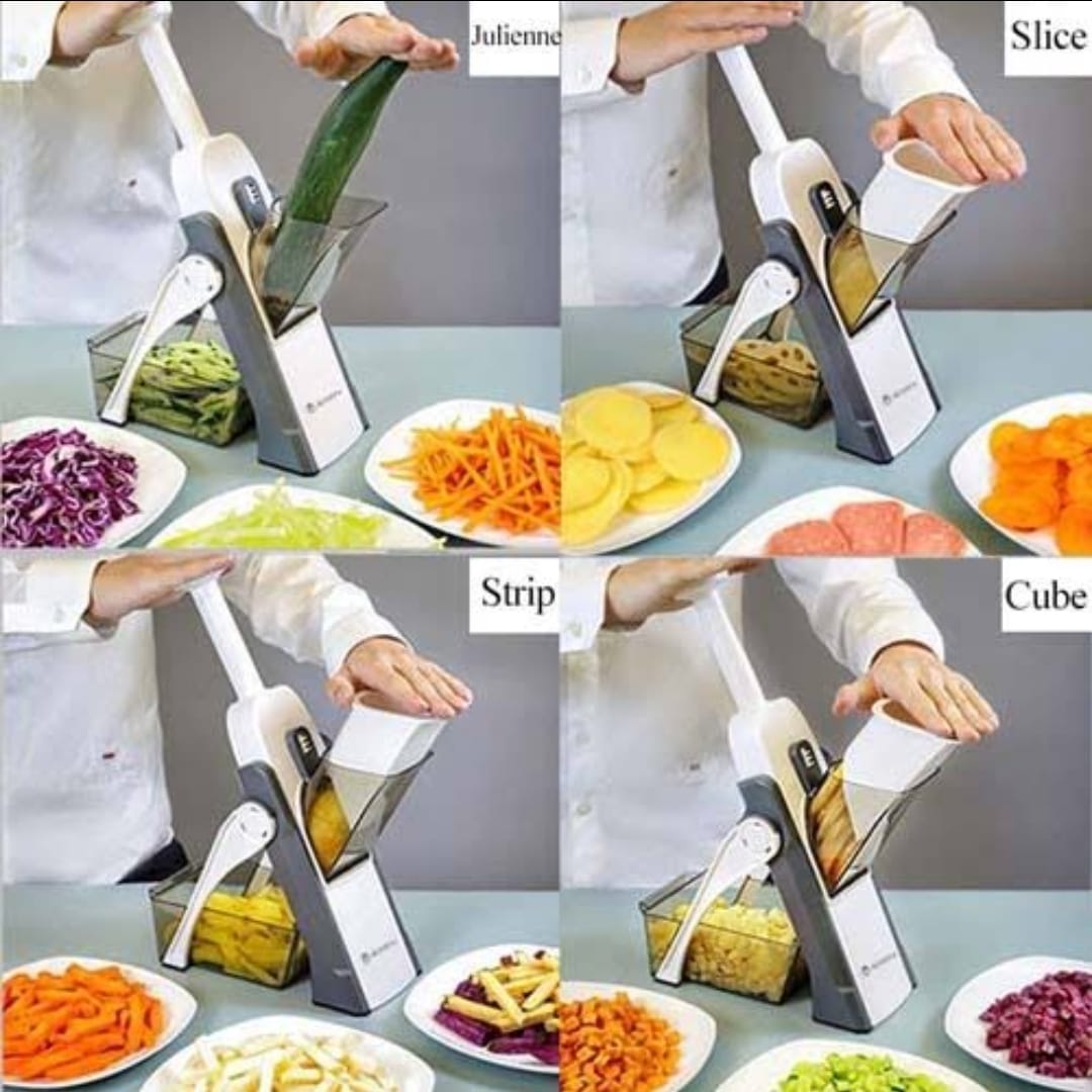 Brave Spring Slicer, A safe mandoline vegetable slicer.