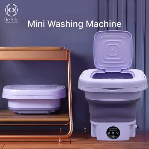 Portable Folding Mini Washing Machine, Fully Automatic Multifunctional Washer,