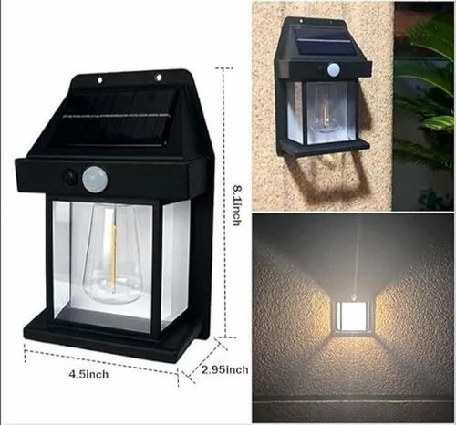 LED Olar Wall Lights Outdoor, Wireless Dusk to Dawn Porch Lights Fixture