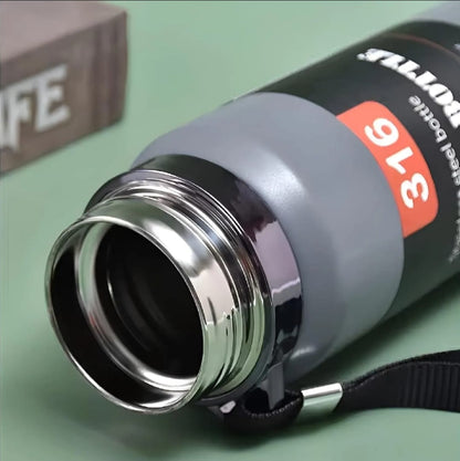 LED STAINLESS STEEL WATER BOTTLE WITH ADVANCE FEATURES
