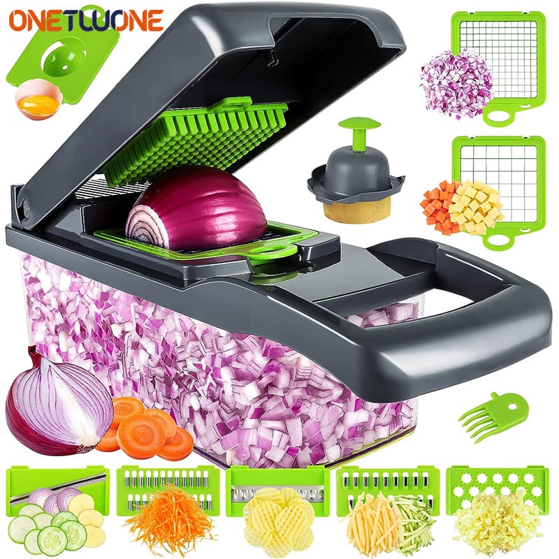 Mueller Pro-Series 10-in-1 Vegetable Chopper.