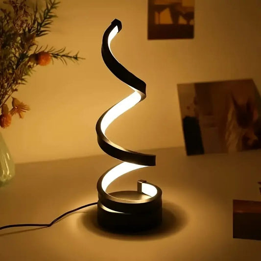 Modern Spiral Dimmable LED Table Lamp