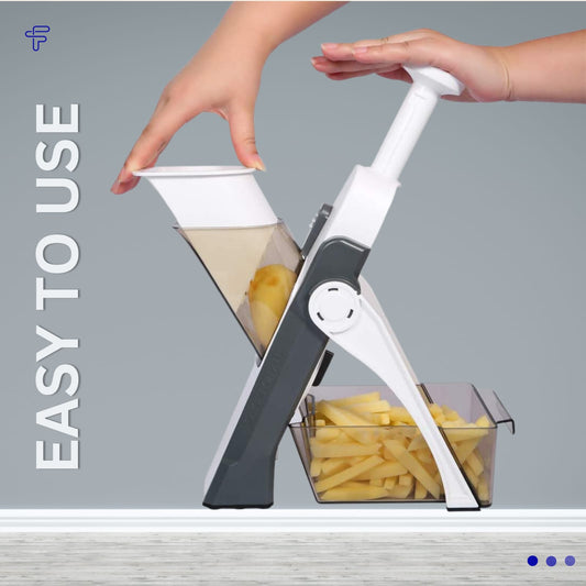 Brave Spring Slicer, A safe mandoline vegetable slicer.