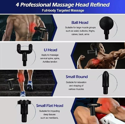 Multipurpose Deep Tissue Massage Gun Percussion Muscle Massager for Full Body
