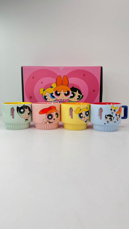 The Powerpuff Girls Cup set.
