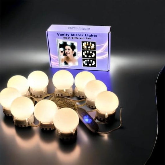 Vaniaty mirror Light with-10 bulbs in three different modes.